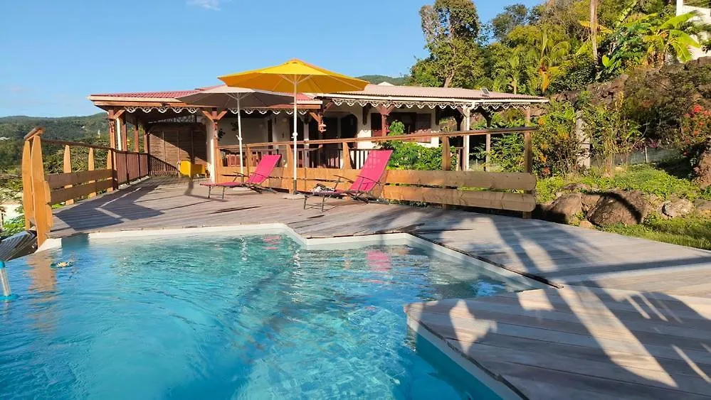 Villa Yekrik Yekrak Avec Vue Exceptionnelle Sur La Mer Des Caraibes Deshaies