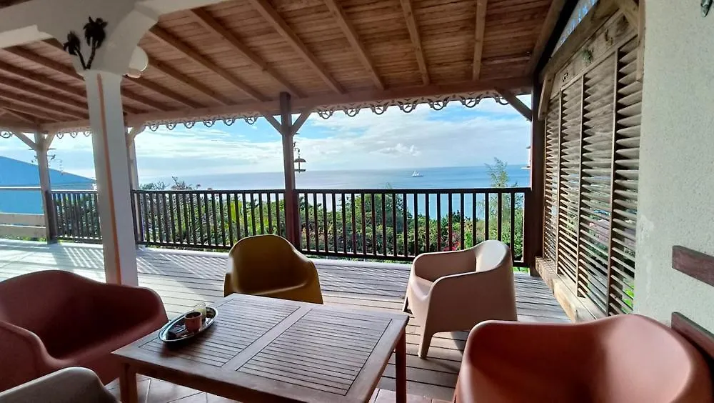 Villa Yekrik Yekrak Avec Vue Exceptionnelle Sur La Mer Des Caraibes Deshaies Guadeloupe